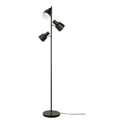 Gulvlampe Norwalk 3xE14 Sort