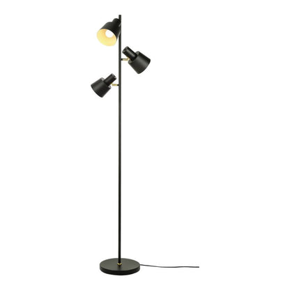 Gulvlampe Norwalk 3xE14 Sort