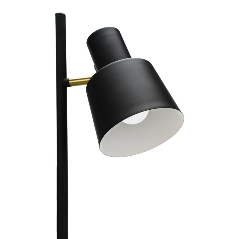 Gulvlampe Norwalk 3xE14 Sort