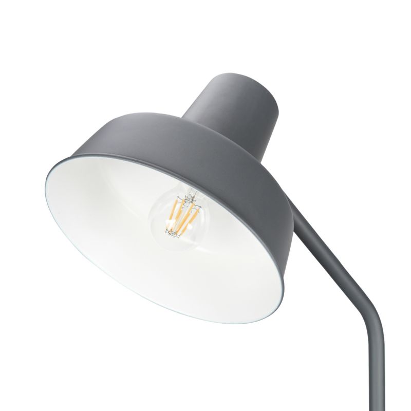 GoodHome Orous 1-punkts gulvlampe E27 grafit