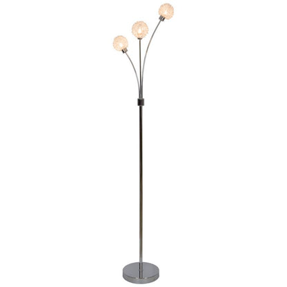 GoodHome Phaidros 3-punkts gulvlampe G9 krom