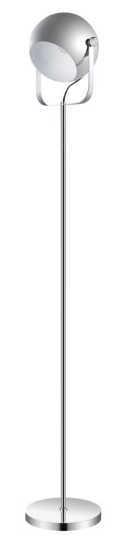 GoodHome Roccheta gulvlampe 1-punkts E27 krom