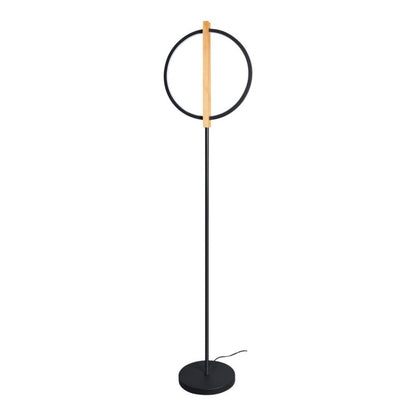 Gulvlampe Shadbush 1600 lm 4000 K Sort Træ