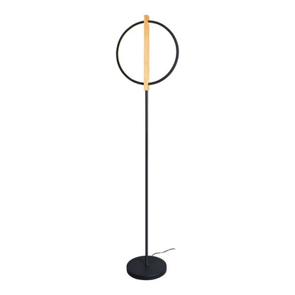Gulvlampe Shadbush 1600 lm 4000 K Sort Træ