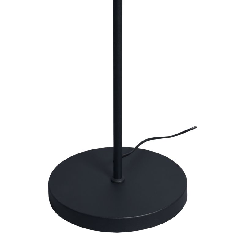 Gulvlampe Shadbush 1600 lm 4000 K Sort Træ