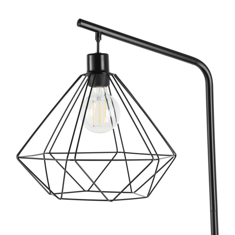 GoodHome Smertrio 1-punkts gulvlampe E27 mat-sort