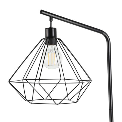 GoodHome Smertrio 1-punkts gulvlampe E27 mat-sort