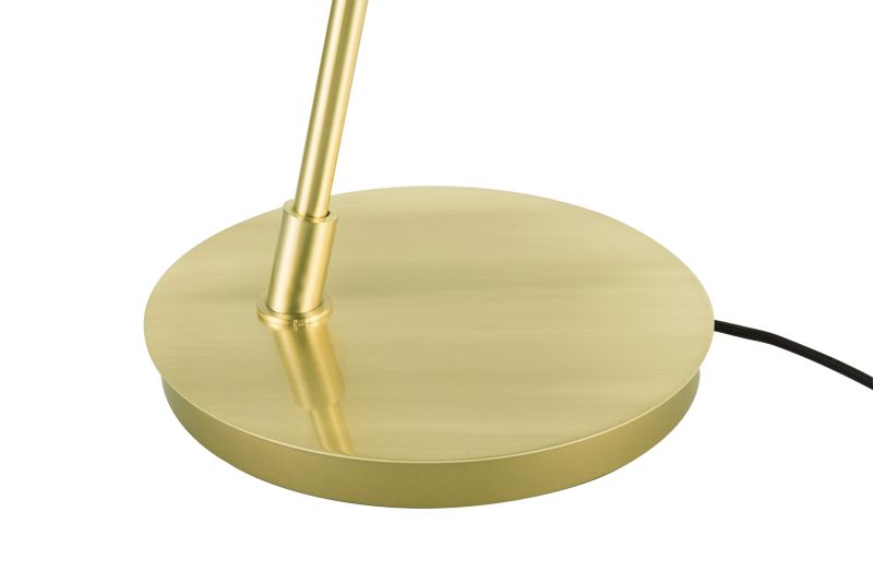 GoodHome Thestias gulvlampe 1-punkts E27 transparent / messing