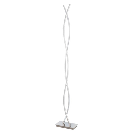 GoodHome Alani LED-gulvlampe 2-punkts krom