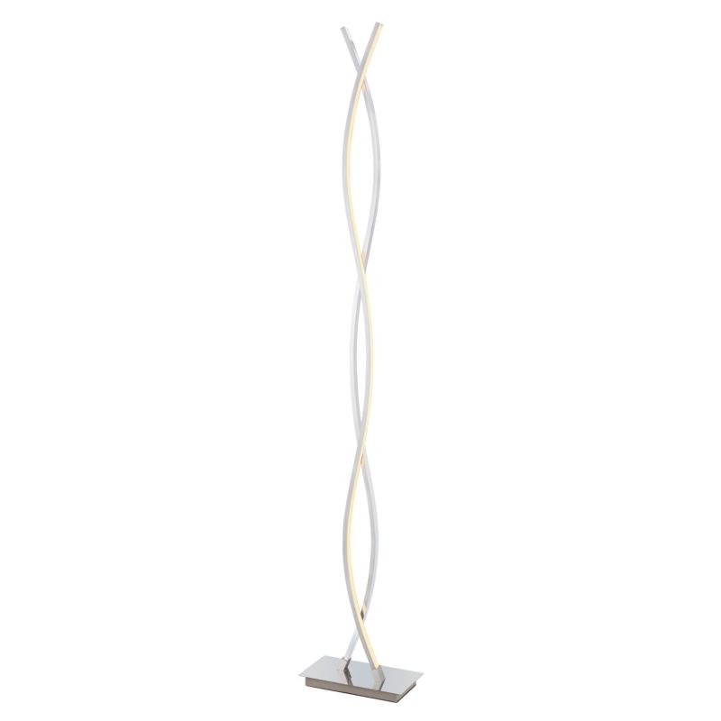 GoodHome Alani LED-gulvlampe 2-punkts krom