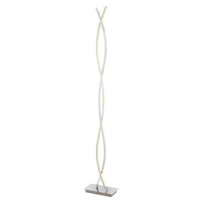 GoodHome Alani LED-gulvlampe 2-punkts krom