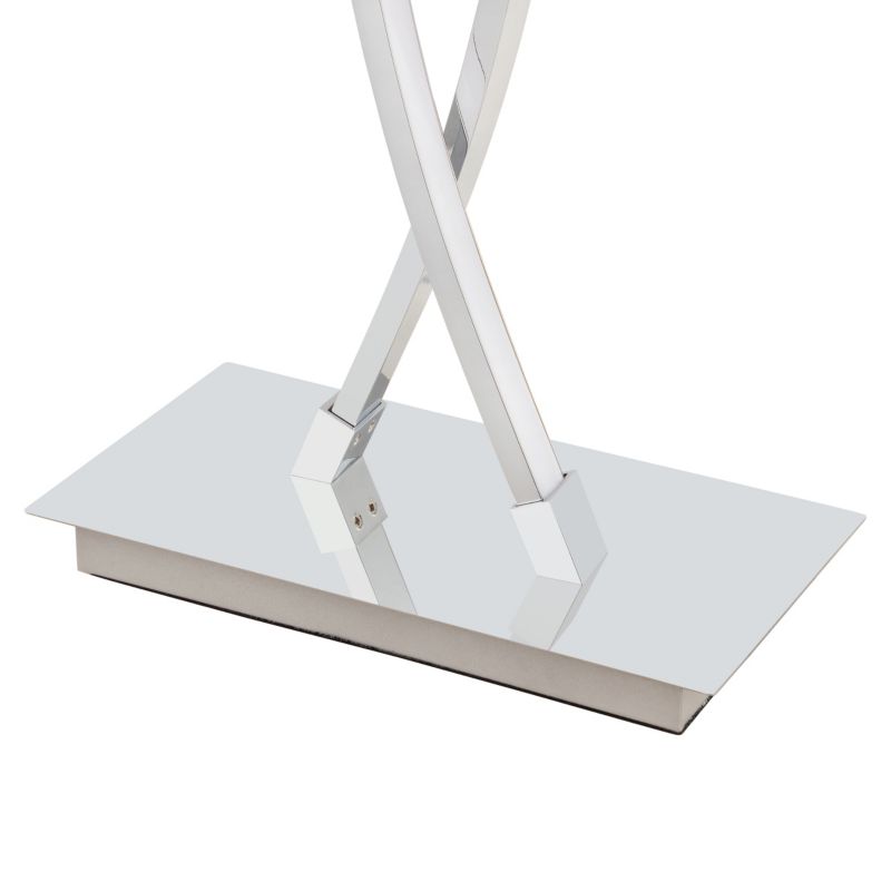 GoodHome Alani LED-gulvlampe 2-punkts krom