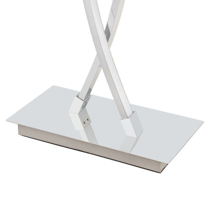 GoodHome Alani LED-gulvlampe 2-punkts krom