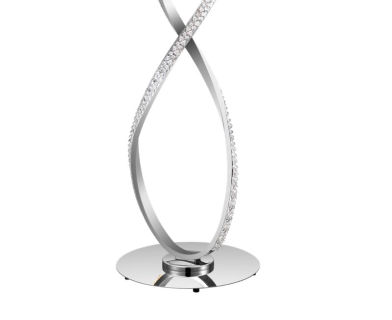 LED Gulvlampe Darien 2100 lm 3000 K Krom Dæmpbar