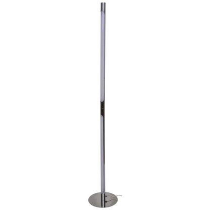 GoodHome Eucrite LED-gulvlampe i krom