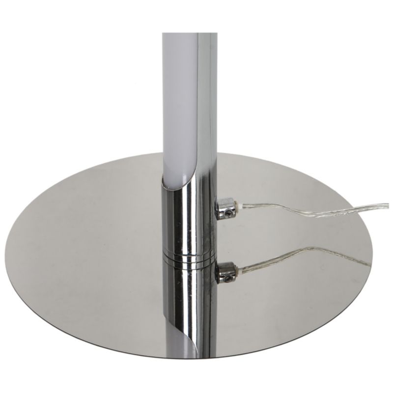 GoodHome Eucrite LED-gulvlampe i krom