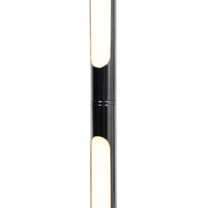 GoodHome Eucrite LED-gulvlampe i krom