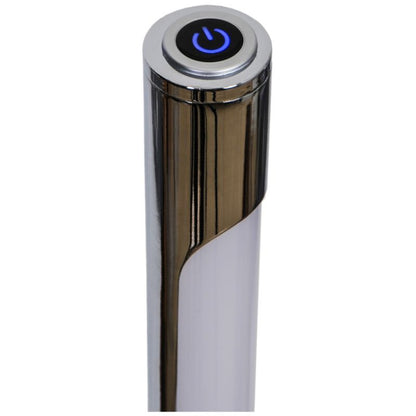 GoodHome Eucrite LED-gulvlampe i krom