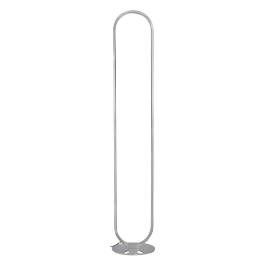 GoodHome Papua LED-gulvlampe 1900 lm 3000 K krom med dæmper