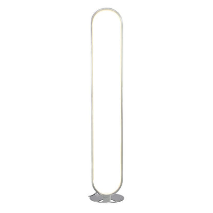 GoodHome Papua LED-gulvlampe 1900 lm 3000 K krom med dæmper