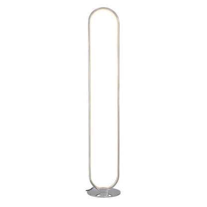 GoodHome Papua LED-gulvlampe 1900 lm 3000 K krom med dæmper