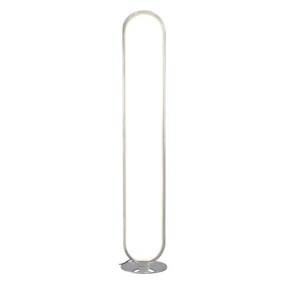 GoodHome Papua LED-gulvlampe 1900 lm 3000 K krom med dæmper