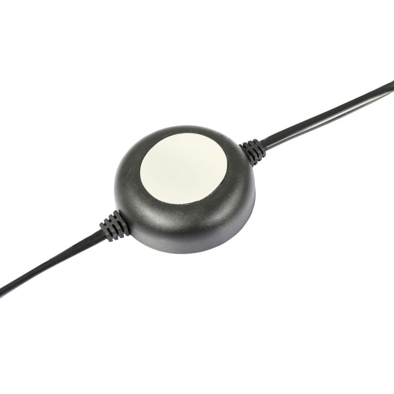 GoodHome Papua LED-gulvlampe 1900 lm 3000 K krom med dæmper