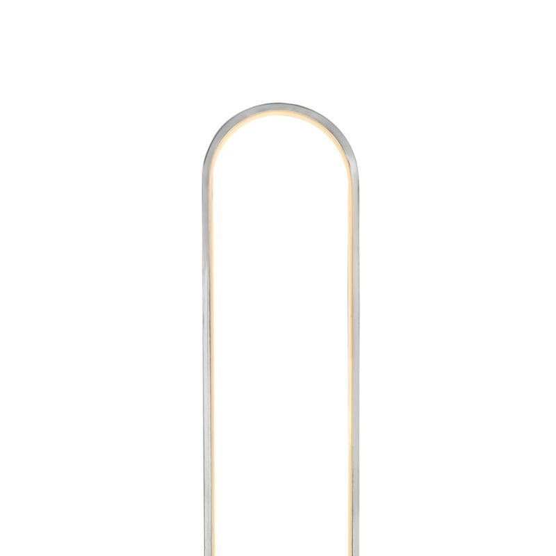 GoodHome Papua LED-gulvlampe 1900 lm 3000 K krom med dæmper