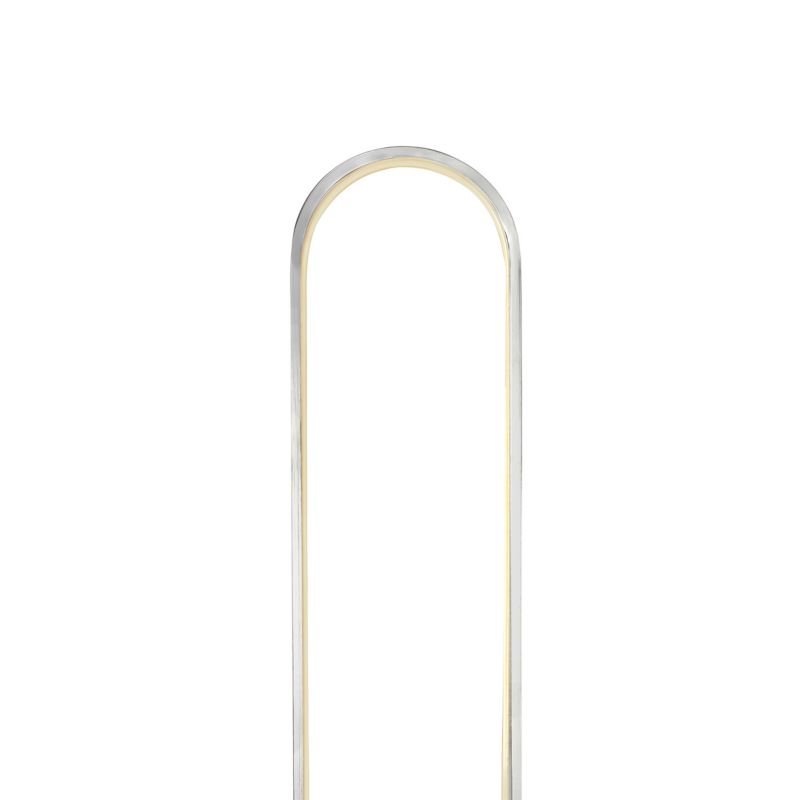 GoodHome Papua LED-gulvlampe 1900 lm 3000 K krom med dæmper