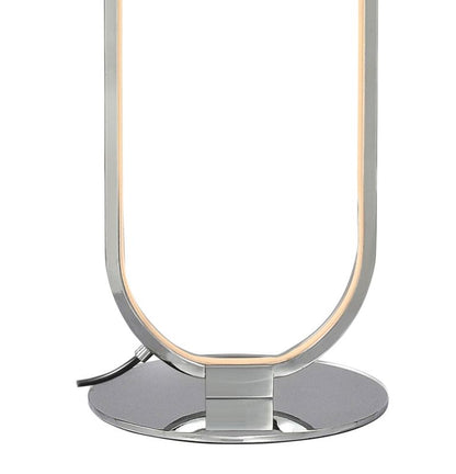 GoodHome Papua LED-gulvlampe 1900 lm 3000 K krom med dæmper