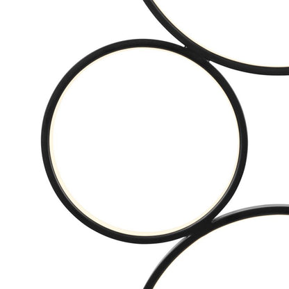 GoodHome Samana LED-gulvlampe 3000 lm 3000 K sort med dæmper