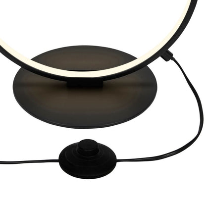 GoodHome Samana LED-gulvlampe 3000 lm 3000 K sort med dæmper