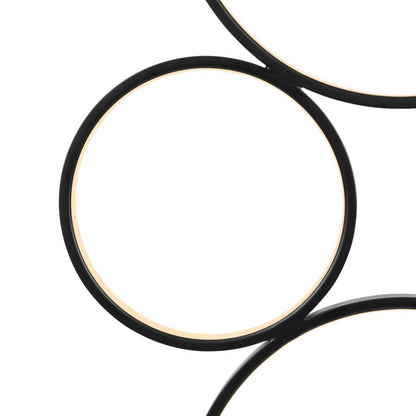 GoodHome Samana LED-gulvlampe 3000 lm 3000 K sort med dæmper
