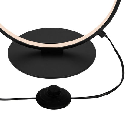 GoodHome Samana LED-gulvlampe 3000 lm 3000 K sort med dæmper