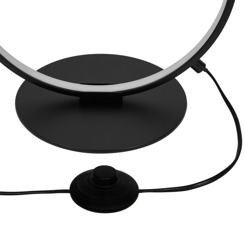 GoodHome Samana LED-gulvlampe 3000 lm 3000 K sort med dæmper