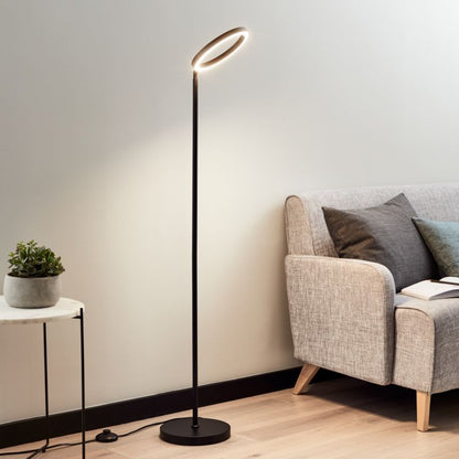 LED-gulvlampe GoodHome Taphao 1-punkts sort