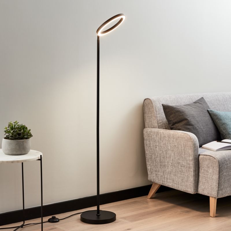 LED-gulvlampe GoodHome Taphao 1-punkts sort