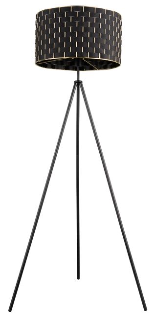 Gulvlampe Marasales 1 x E27 sort