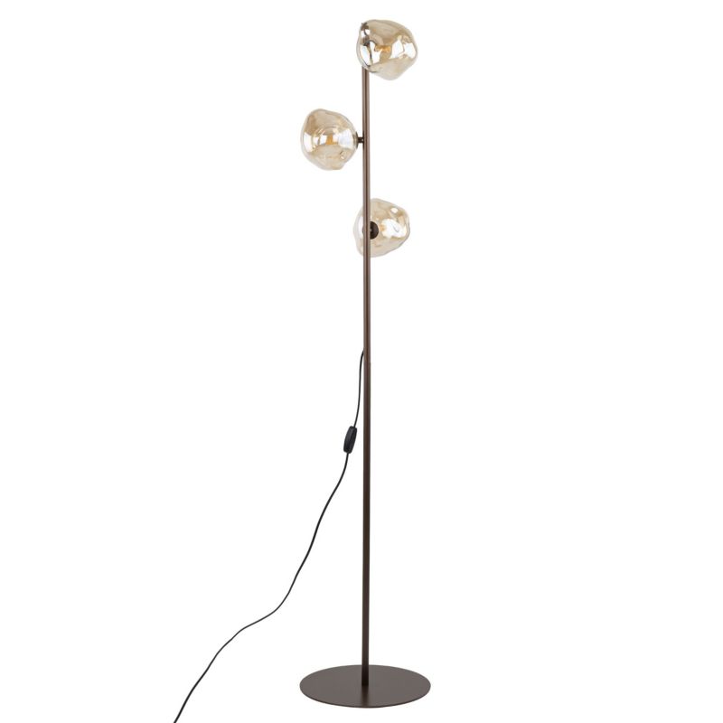 Gulvlampe Lava 3 x G9 Brun