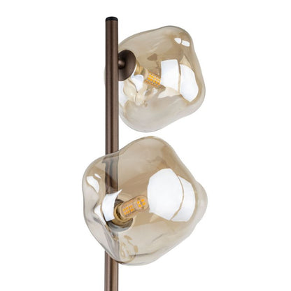 Gulvlampe Lava 3 x G9 Brun