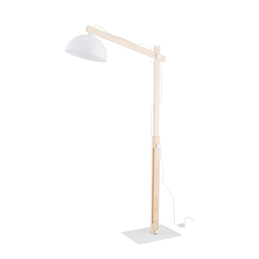 Gulvlampe TK Lighting Oslo 1 x E27 hvid
