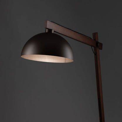 Gulvlampe TK Lighting Oslo 1 x E27 brun