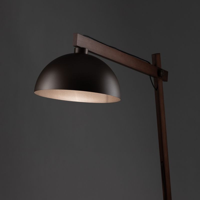 Gulvlampe TK Lighting Oslo 1 x E27 brun