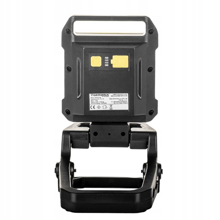 LED-arbejdslampe Germina med clips 10W akku-projektør 1 stk.