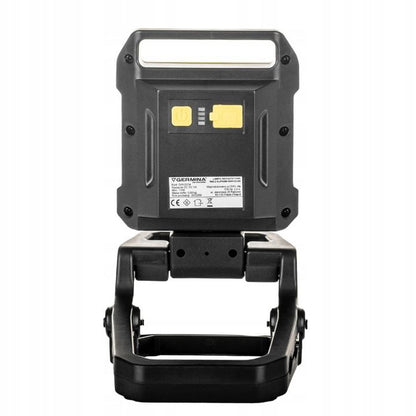 LED-arbejdslampe Germina med clips 10W akku-projektør 1 stk.