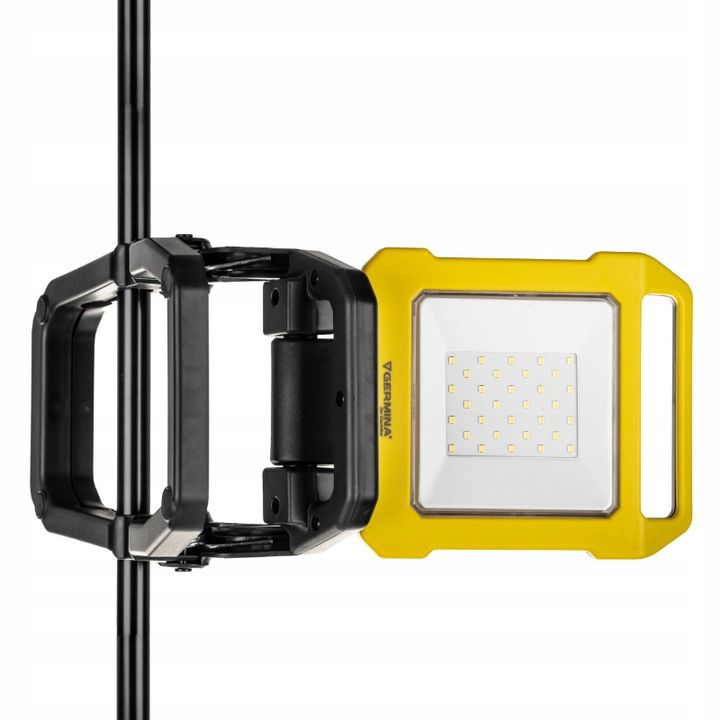LED-arbejdslampe Germina med clips 10W akku-projektør 1 stk.