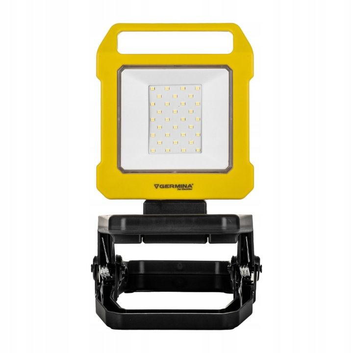 LED-arbejdslampe Germina med clips 10W akku-projektør 1 stk.