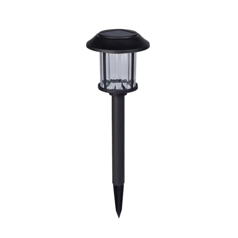 Sort solcellelampe Bublik med spyd