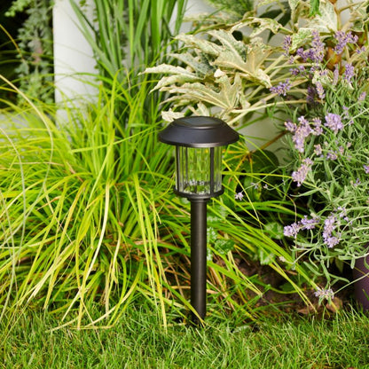 Solelampe Bublik Nedstik Sort