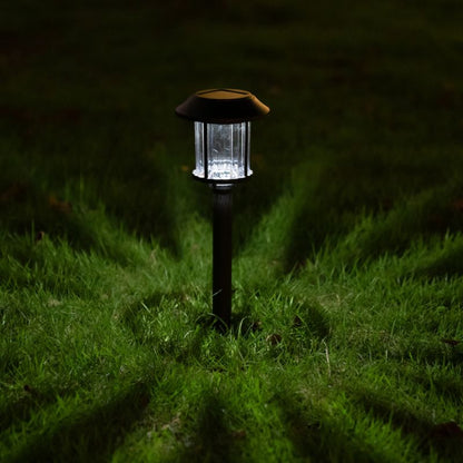 Sollys Bublik Nedstik Lampe Sort 20,5 cm